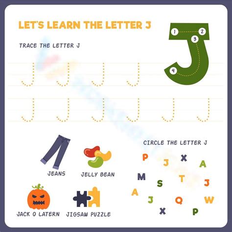 Learn The Letter J .